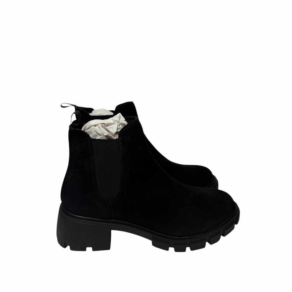 STEVE MADDEN HOWLER WOMEN BLACK CHUNKY WINTER BOOTS SIZE 11 BRAND NEW NO BOX